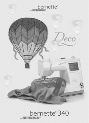 Bernina Bernette 340 Deco Sewing Embroidery Machine Instruction Manual