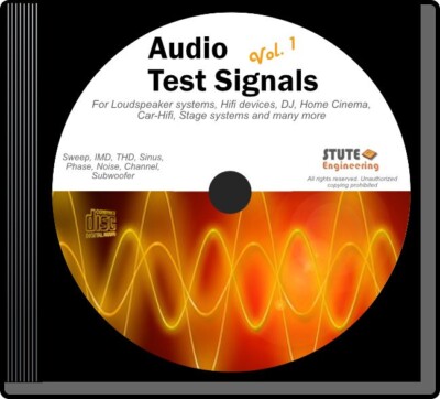 # Profi Audio Test CD - 87 Titel - Rechteck - Sinus - Sweep - Noise - IMD DFD  #
