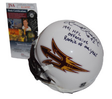LEONARD RUSSELL signed ARIZONA STATE SUN DEVILS mini football helmet JSA LL18395 LEONARD RUSSELL signed ARIZONA STATE SUN DEVILS mini football helmet JSA LL18395