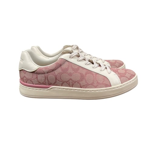 Coach Womens Pink Signature Sneakers Size 9B US - NEW - Picture 3 of 9