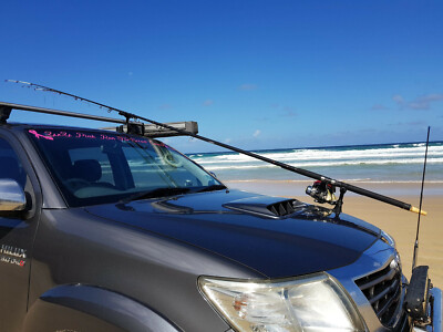 ロッドキャリア VacRac QuadRac らくらく簡単ポイント移動 【新品】 Vac-Rac Car Fishing Rod Rack. Quad model with vacuum