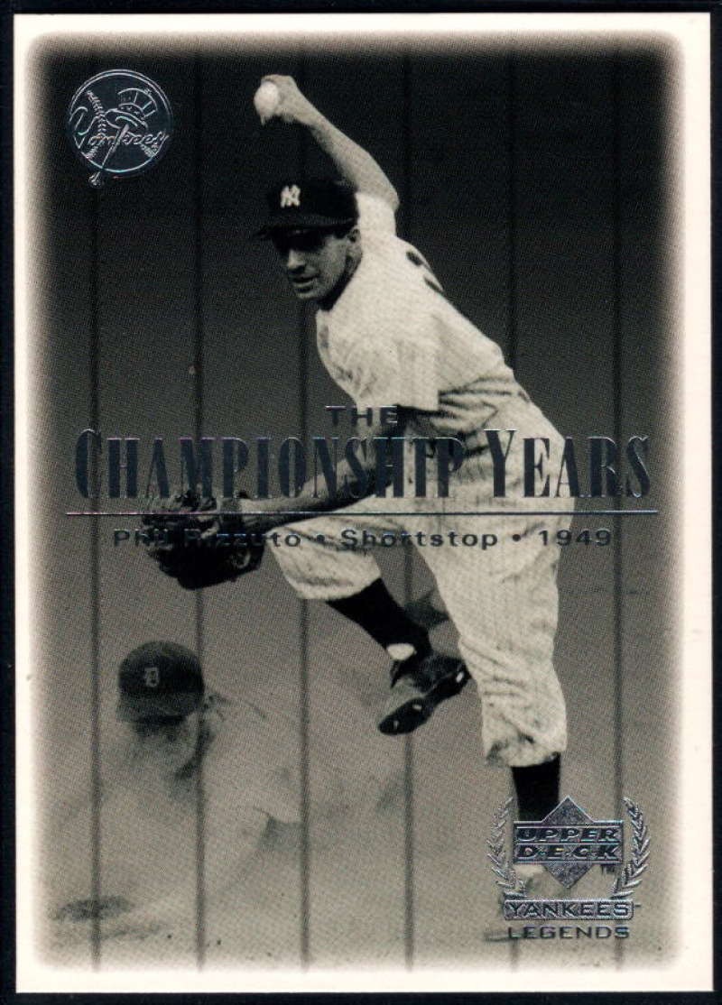 2000 Upper Deck Yankees Legends MLB Baseball Trading Cards Pick From List