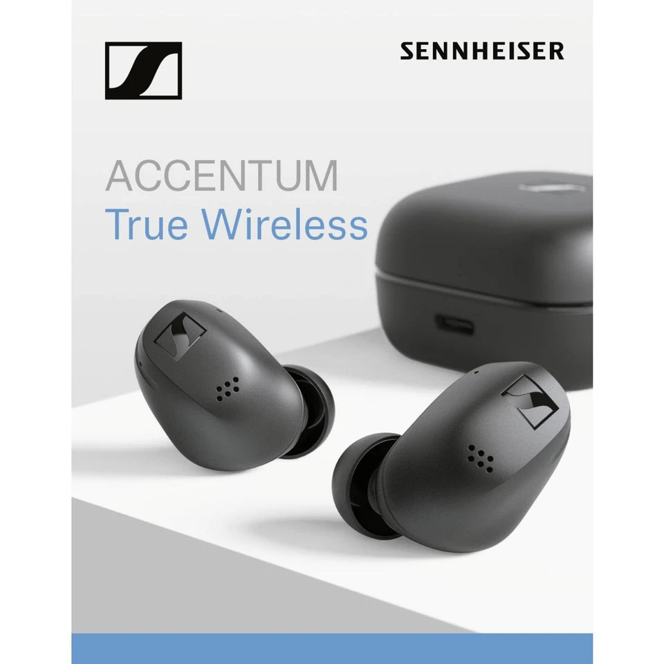 Sennheiser In Ear Kopfhörer Ohrhörer Bluetooth Kabellos Schwarz - Sehr Gut, Foto 3 von 5