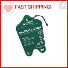 Ski Boot Horn - Tallest Ski Boot Horn, Shoe Horn for Ski and Snowboard Boots, Fi