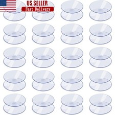20 Pack Double Sided Suction Cups 0.8 Inch Home Organization Glass Mounting New