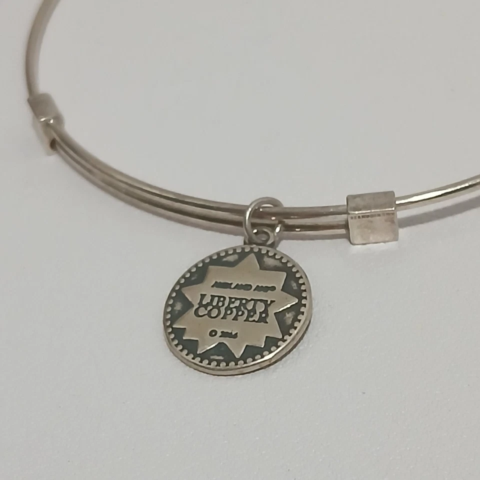 Brazalete Brazalete Alex And Ani Liberty Cobre Plata de Ley 925 Foto 2 de 4