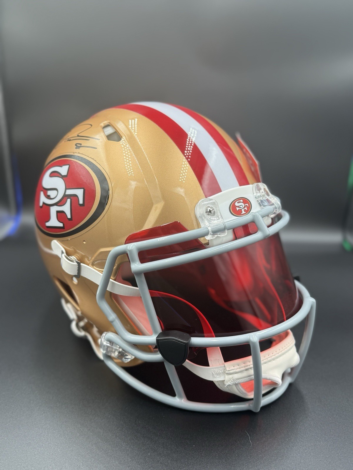 george kittle Autographed Signed San Francisco 49ers 49ers Helmet Beckett Certified NFL 