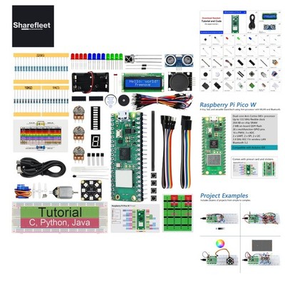 Super Starter Kit for Included, Dual-core Arm Cortex-M0+ Microcontroller, 588...