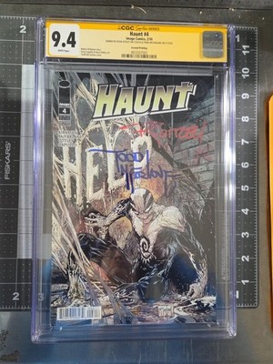 RARE Image Comics Haunt #4 2nd Print (2010) CGC 9.4 SS McFarlane & Ottley    