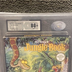 Jungle Book Nintendo Nes PAL A CIB UKG 80+ Near Mint+ #1 Highest Graded Globally