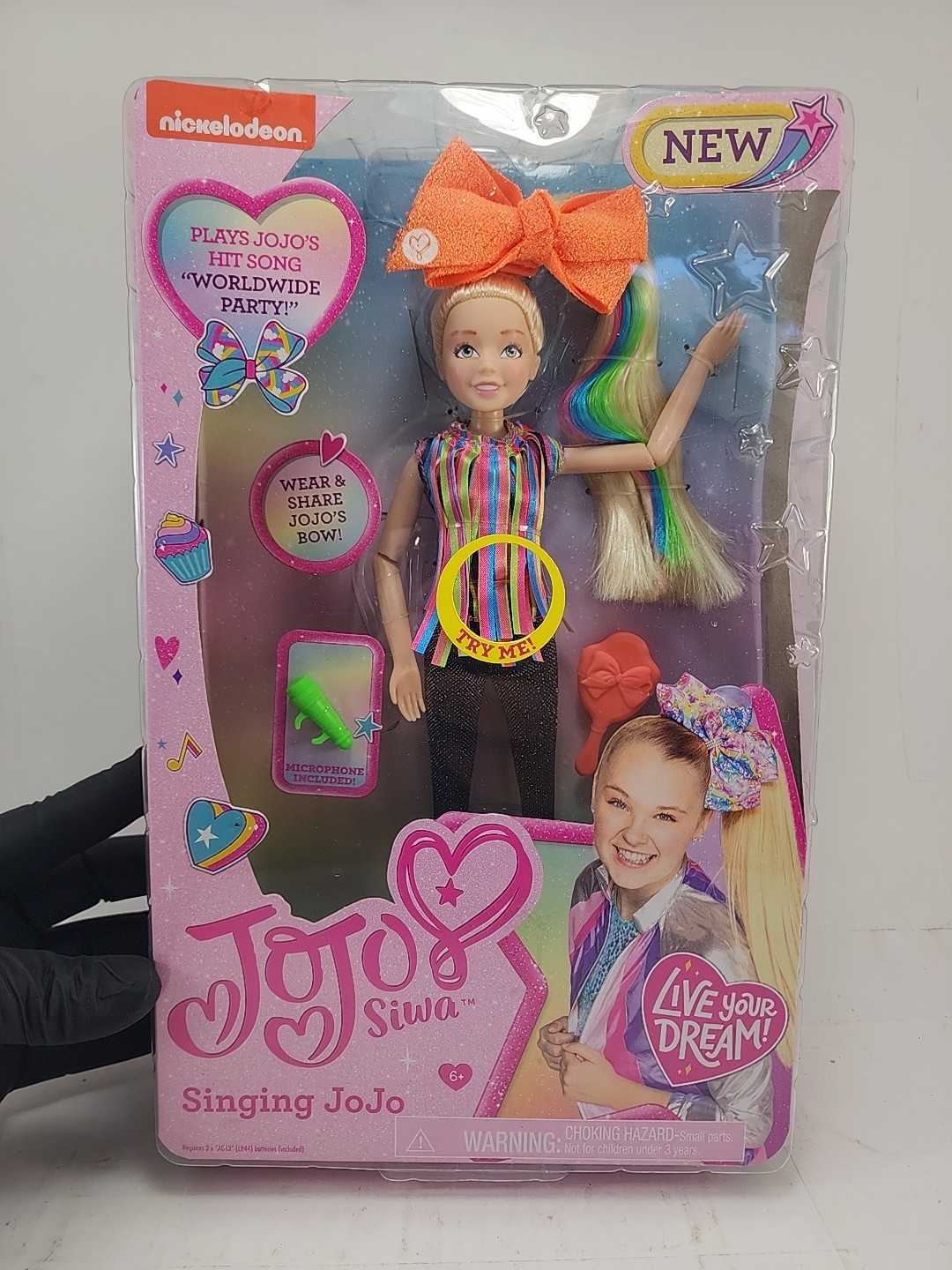 Nickelodeon JoJo Siwa Singing Doll Worldwide Party 10" Doll 