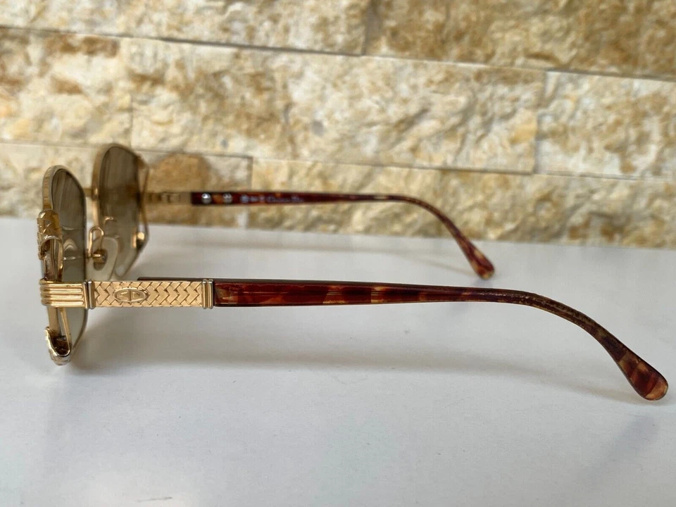 GAFAS DE SOL VINTAGE CHRISTIAN DIOR 2734 TALLA 54-16 DAMAS CUADRADAS AÑOS 70 RARAS Foto 4 de 4