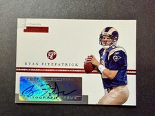 2005 Topps Pristine Personal Endorsements /1500 Ryan Fitzpatrick Rookie Auto RC