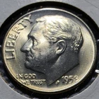 1958 D Roosevelt Dime BU Uncirculated Mint State 90% Silver 10c US Coin