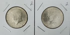 1968 D Kennedy Half Dollar 2 Coin Lot. Lot#2