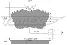 TOMEX Brakes Bremsbelagsatz Scheibenbremse TX 11-821 für VW TRANSPORTER T4 70A