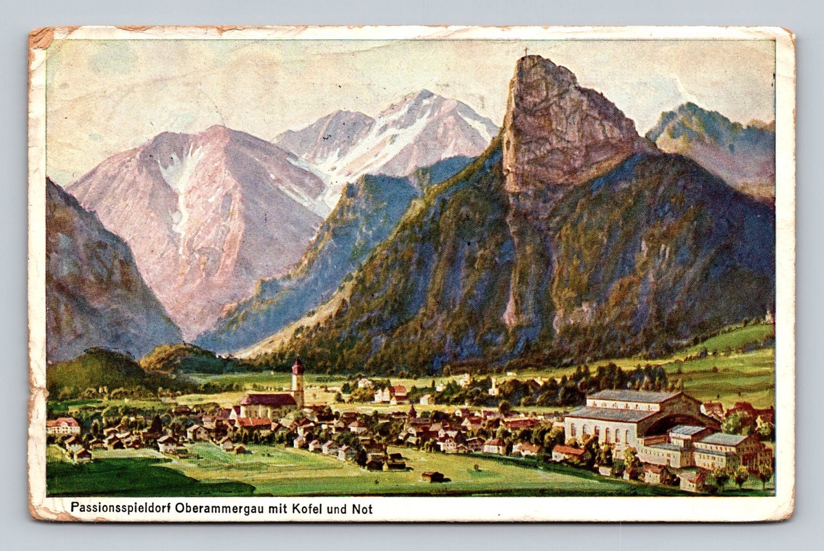 1910 Oberammergau Passion Play 49/50 Antique Postcard Set w/ Box