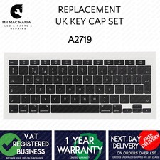 Replacement Key Cap Set for MacBook Air 13" A2179 UK Keyboard