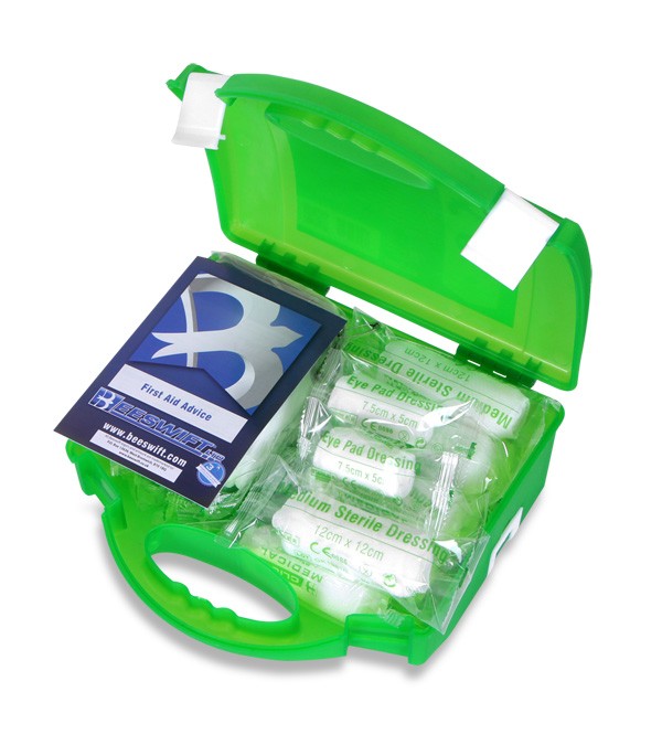 Click Medical Delta Hse 1-10 Person First Aid Kit Green