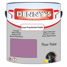 Dennys Floor Garages Paint - Crown Transformer Purple