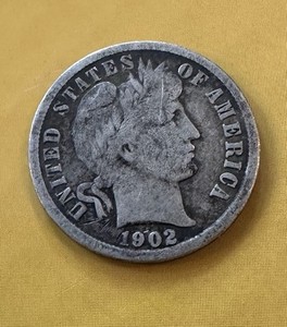 1902 Barber Dime | eBay