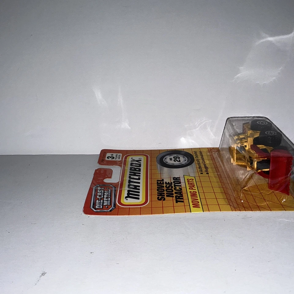 # 29 * Tractor nariz pala * Matchbox 1/64 diecast 1993 piezas móviles vintage Foto 4 de 4