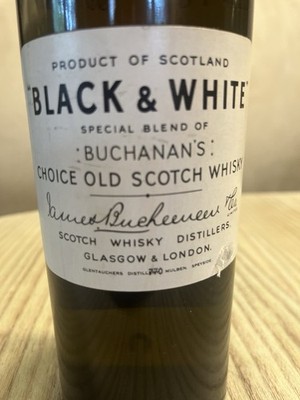 BLACK & WHITE Buchanan s Old Choice Scotch Whisky 0,7 l 43 % ca. 70 Jahre alt