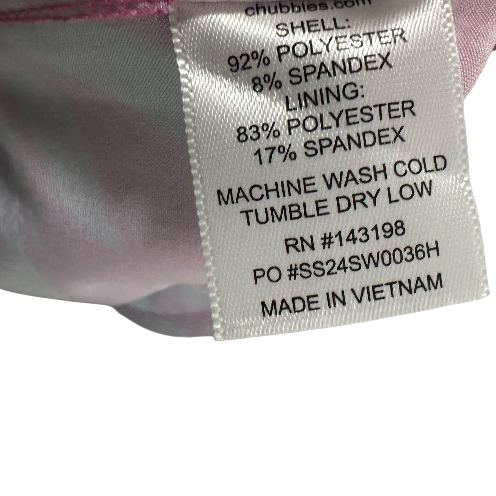 Chubbies Mens Classic 5.5" Swim Trunks Sz Large The Hydrofoils Lined NWT