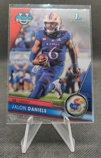 2023 Bowman U Chrome #173 Jalon Daniels Kansas JayHawks Football Card
