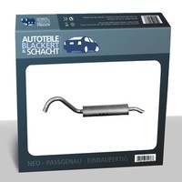 Auspuff Endtopf FüR Fiat 124 Spider
