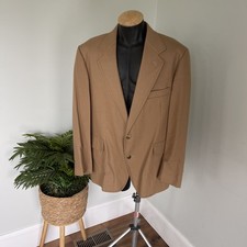 PENDLETON WOOL BLAZER SPORT SUITE COAT TAN MENS SZ 46
