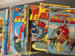 Ehapa: 43 x quaderni a fumetti ROTER BLITZ (1980 circa) [9401]