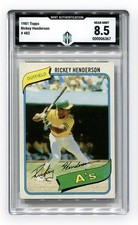 Rickey Henderson Cards, Rookie Card and Autographed Memorabilia Guide 16
