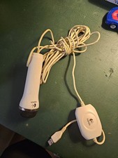 Logitech Rock Band Microphone Wired USB A-0234A PS2 Xbox 360 TESTED White