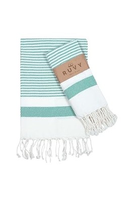  Home Basics Turkish Hand Towels for Bathroom Set of 4 | Modern - 4 Pack Green