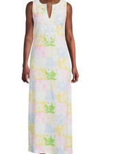 Lilly Pulitzer Maxi Dress - Raina - Multi - Via Sunny Sunflowers Size Med NWT
