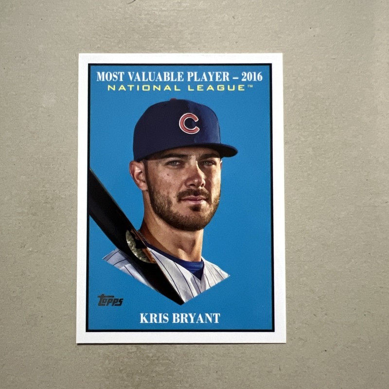 2025 Topps #MV-14 Kris Bryant, Chicago Cubs - Most Valuable Player Insert