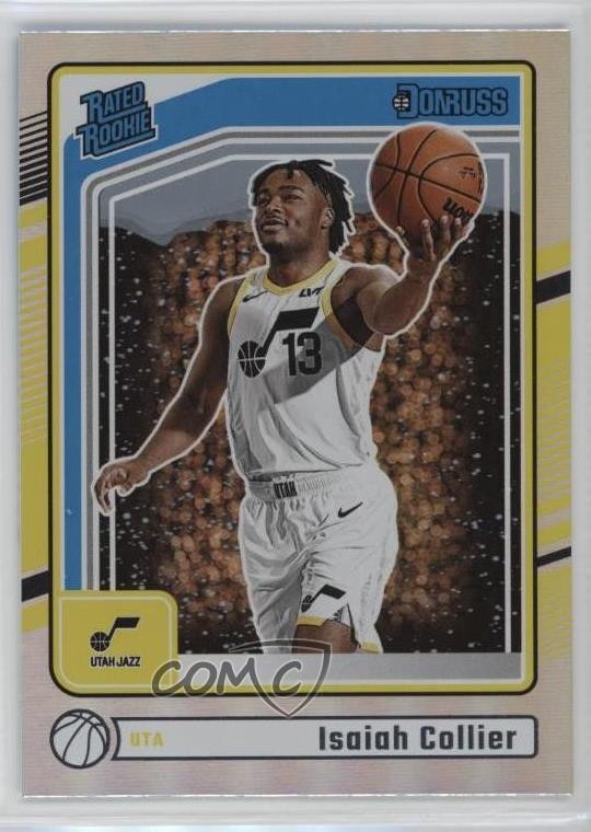 2024-25 Panini Donruss Rated Holo Winter Isaiah Collier #237 Rookie RC 1oa8