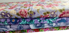 Cotton quilting. sewing fabric, assortment, floral prints 4 yards, all retired