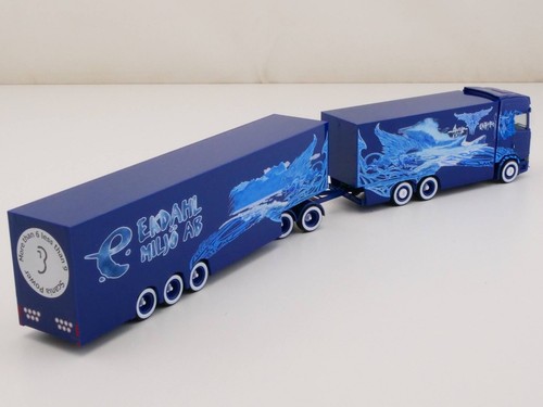 Herpa 309844 Scania CS 20 Eurocombi HZ Ekdahl Miljö AB wie NEU! OVP 1704-26-25 - Bild 4 von 4