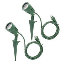 Projecteurs LED de Noël Extérieur Plug in, Feux de Piquet Inondation Extérieur, 5000K 