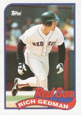 1989 Topps #652 Rich Gedman