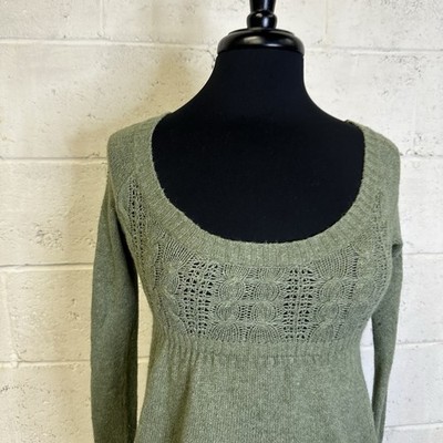 Abercrombie & Fitch ベビードール　babydoll Y2K Abercrombie & Fitch Babydoll Sweater Green Women's Large Y2K 2000s