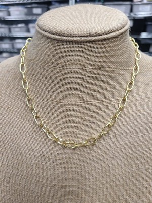 Uncommon James Biteback Goldtone Necklace 18+ 2''