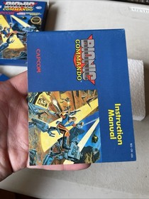 Bionic Commando Nintendo NES CIB MANUALE + SCATOLA + CUSTODIA + CARRELLO