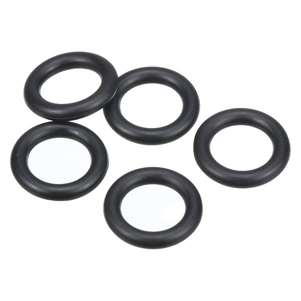 10X Nitrilgummi O-Ringe 15Mm Ad 9.5Mm Id Metrische Dichtung Schwarz-image