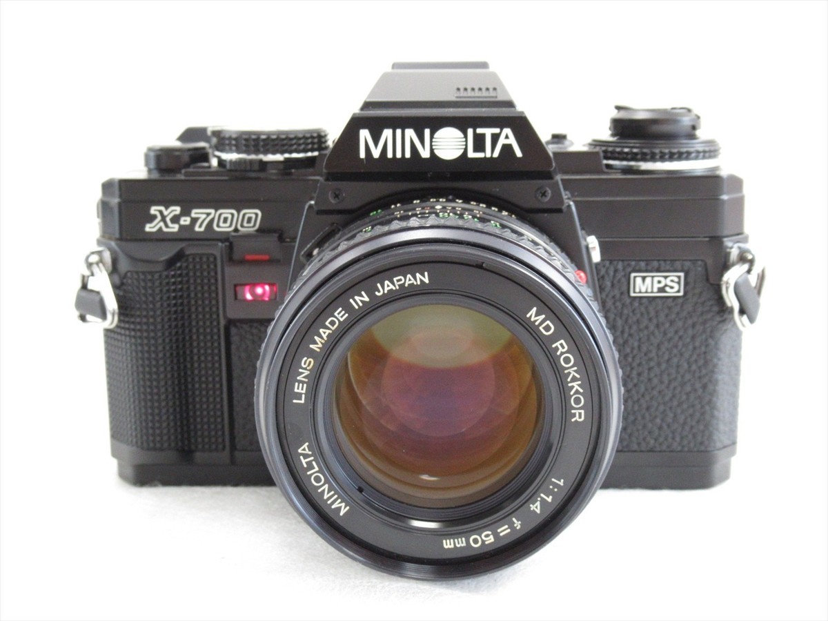 EXC+++++】Minolta New X-700 film camera w/ MD Rokkor 50mm f