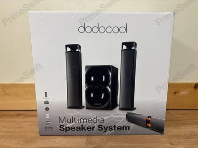 Dodocool DA191B Multimedia Speaker System 2.1 Bluetooth USB SD FM Remote - NEW