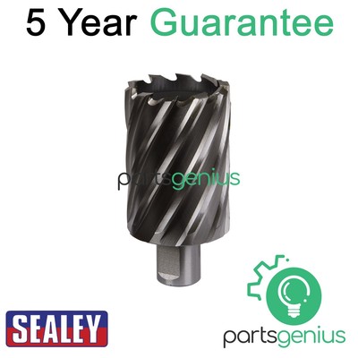 Sealey Worksafe �� 44 mm HSS Mag Bohrer Schnitttiefe 50 mm RBHSS44L