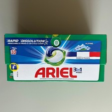 Capsules lessive - ARIEL - pods alpine 33 lavages - NEUF